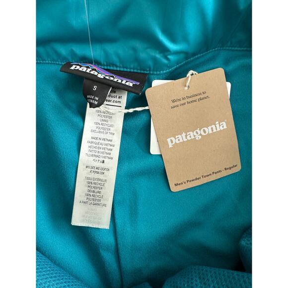 NEW Powder Town Pants RECCO Belay Blue Mens Small 31690 NWT - Picture 5 of 7